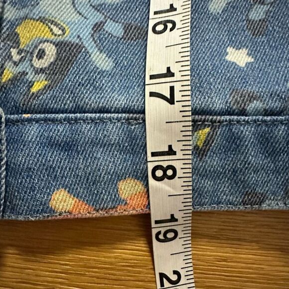 NWT Bluey Denim jacket large 10/12 - Picture 7 of 8